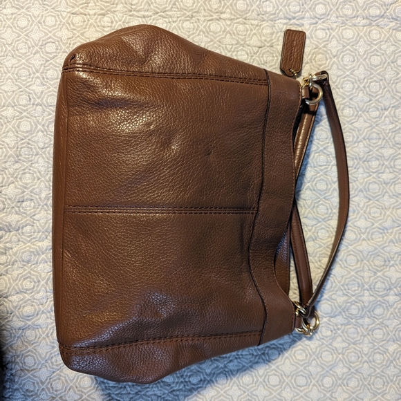 Coach Pebbled Leather Lexy Hobo Shoulder Bag - Picture 7 of 7